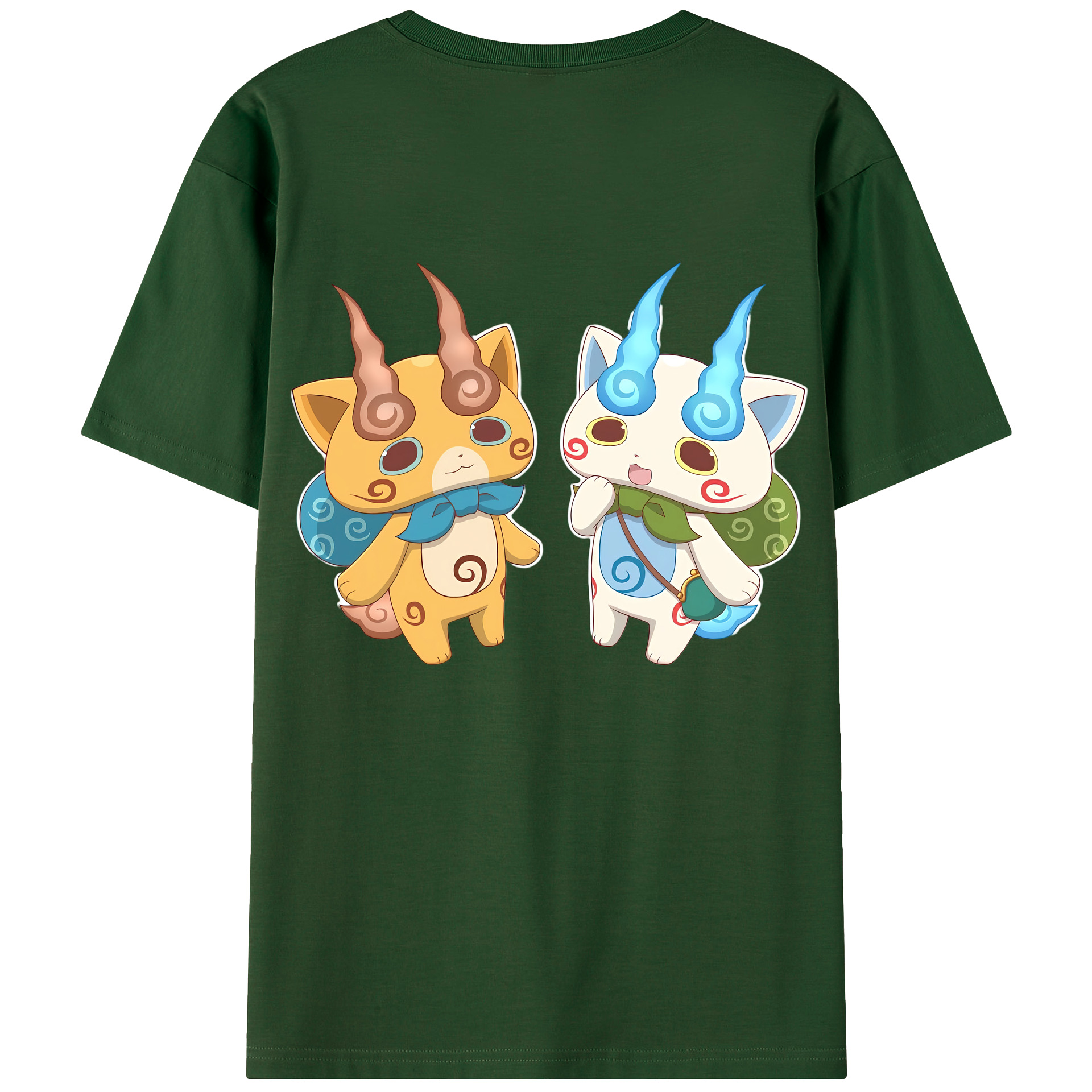 （画像用） 妖怪ウォッチ Yo-kai Watch 綿100％半袖Tシャツ（背面プリント）